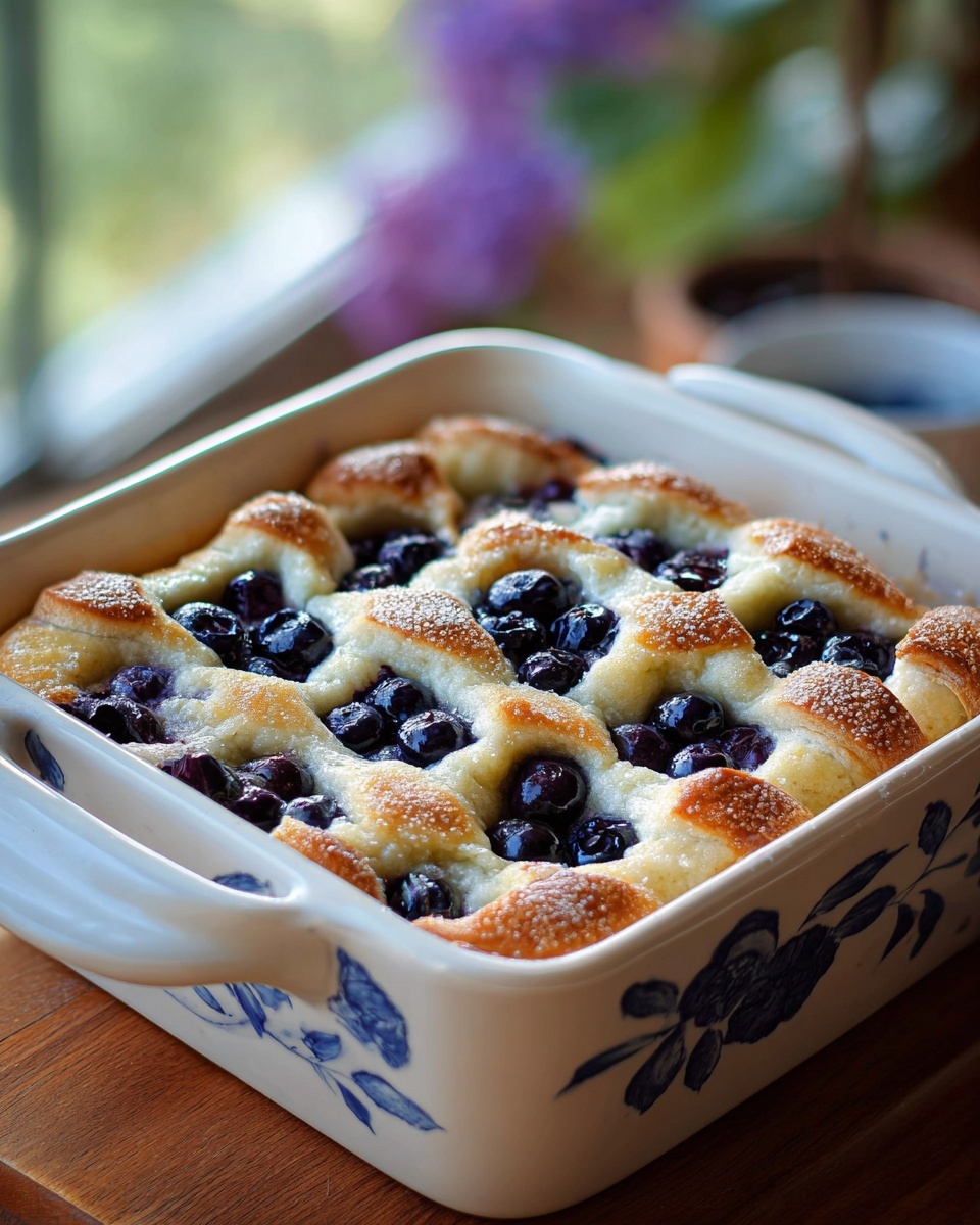 Blueberry Buttermilk Pancake Casserole Recipe - Recipe Image