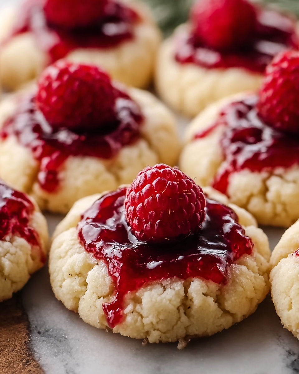 Raspberry Cheesecake Thumbprint Cookies Recipe - Recipe Image