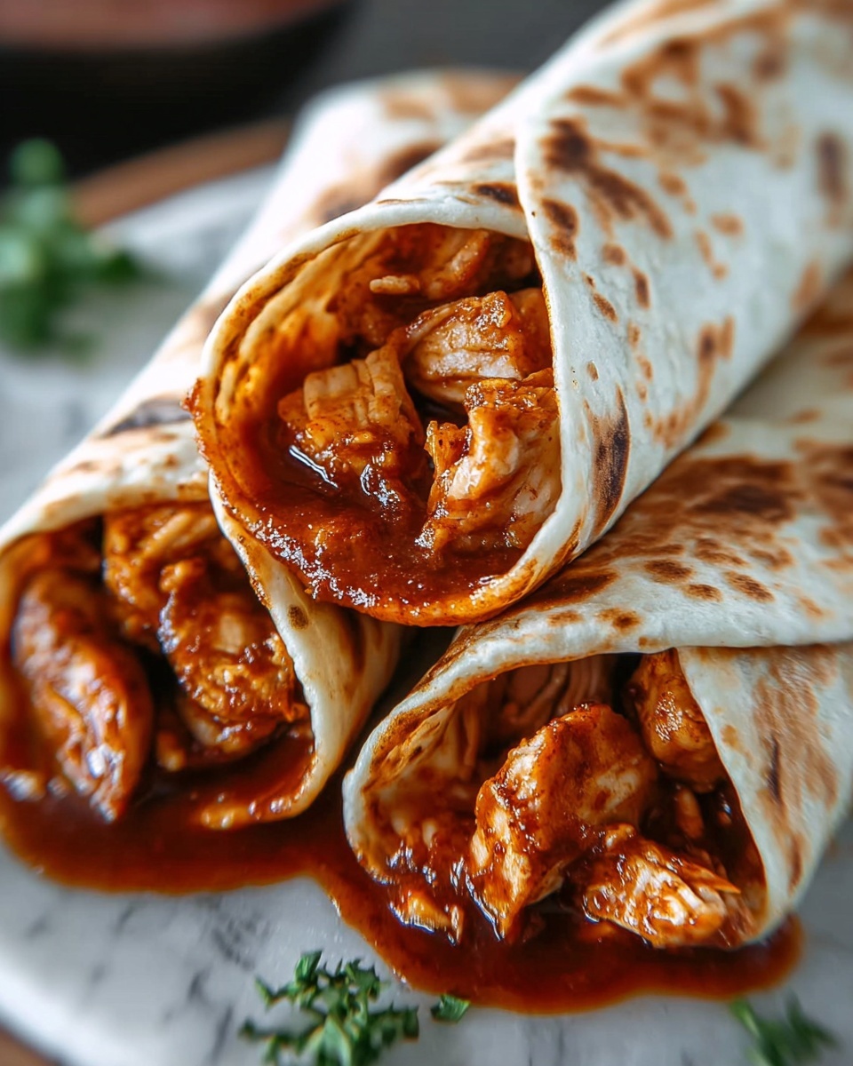 Crispy BBQ Chicken Wraps Recipe - Recipe Image