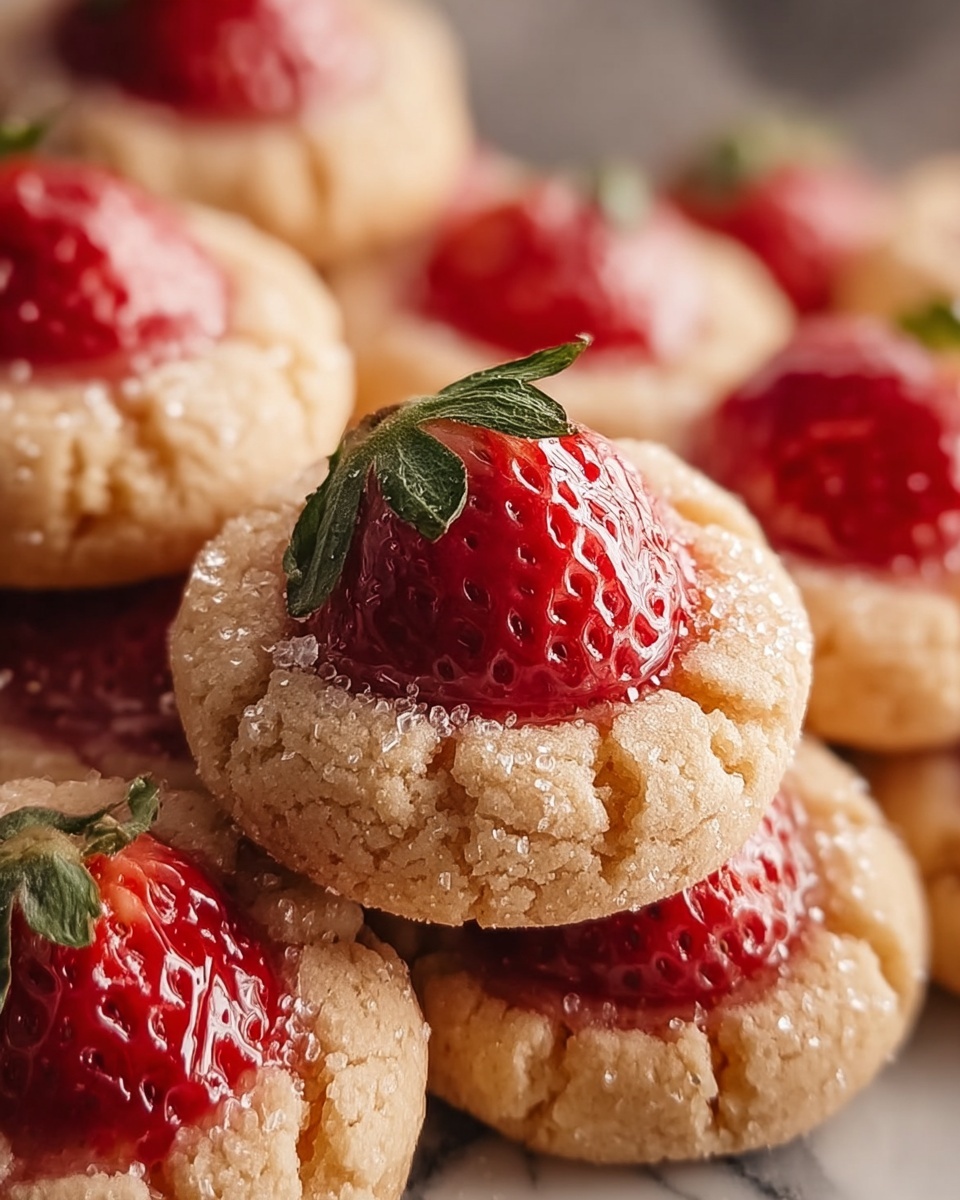 Strawberry Kiss Cookies Recipe - Recipe Image