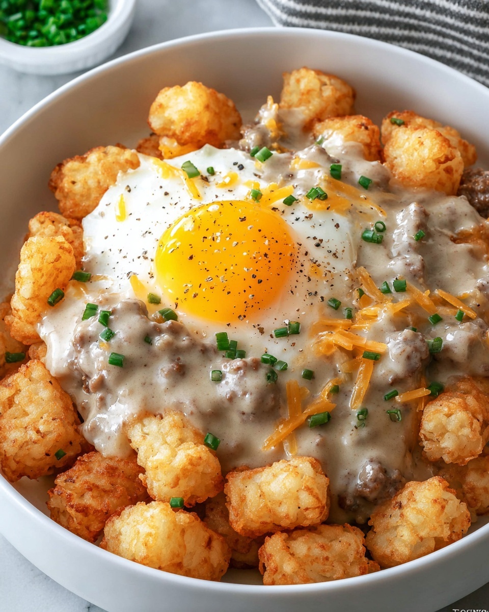 Tater Tot Breakfast Bowl Recipe - Recipe Image