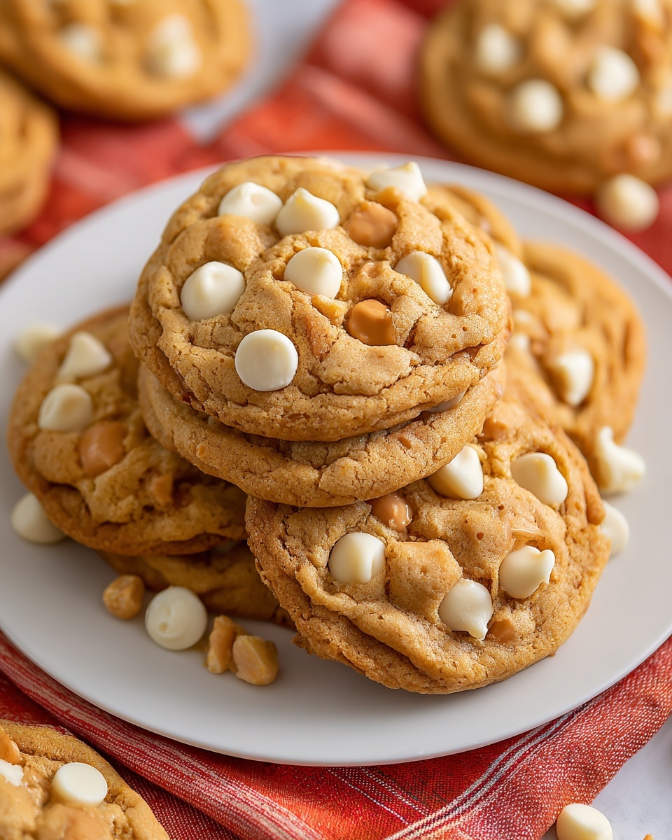 Pumpkin White Chocolate Chip Cookies Recipe - Recipe Image