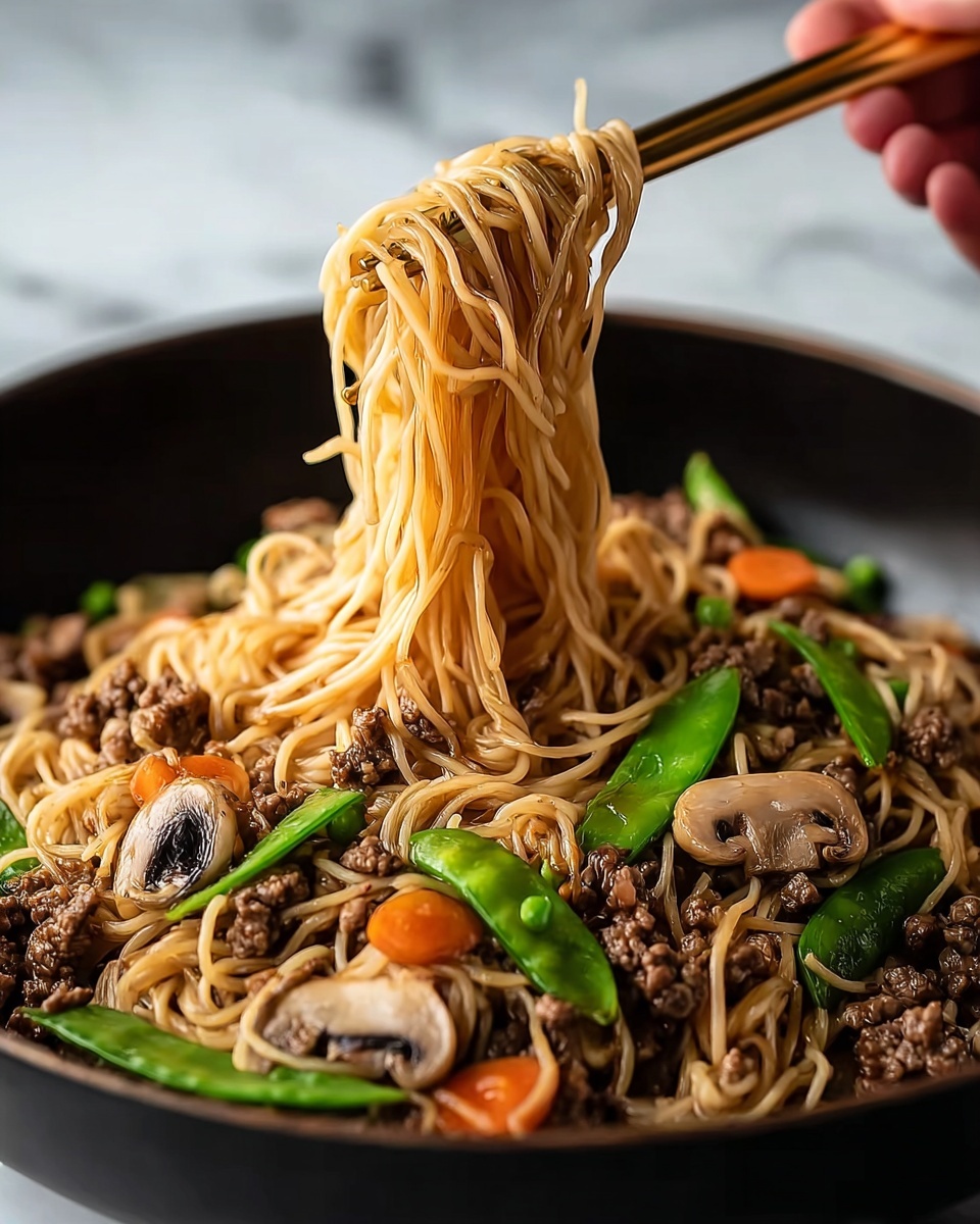 Ground Beef Lo Mein Recipe - Recipe Image