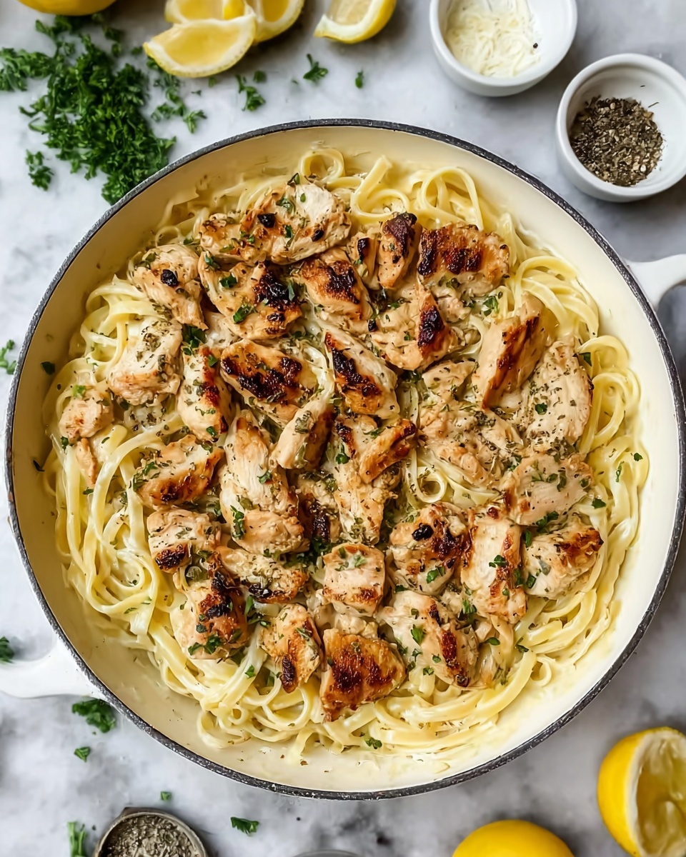 Cowboy Butter Chicken Linguine Recipe - Recipe Image