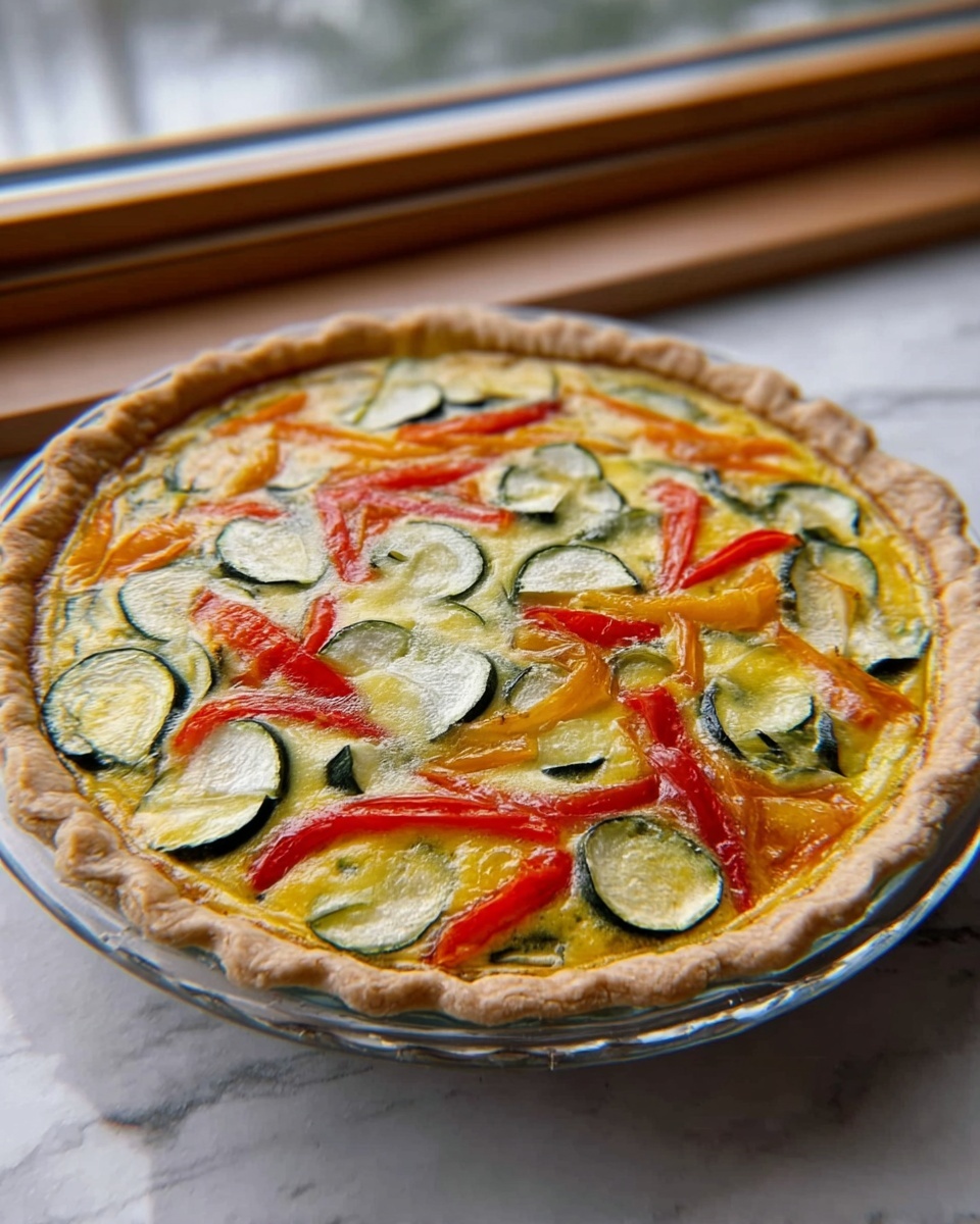 Roasted Vegetable Quiche Recipe - Recipe Image