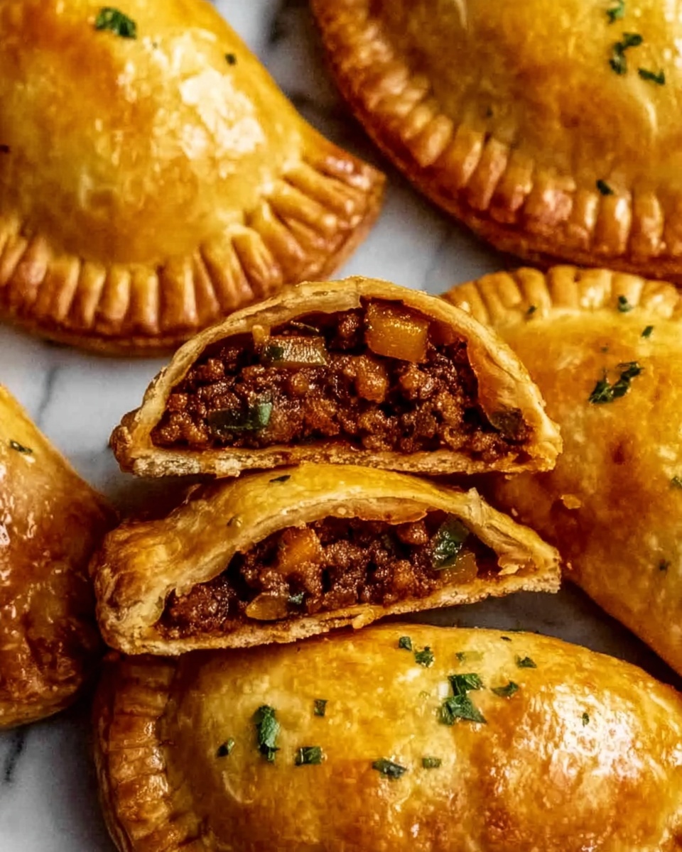 Cheesy Beef Empanadas Recipe - Recipe Image