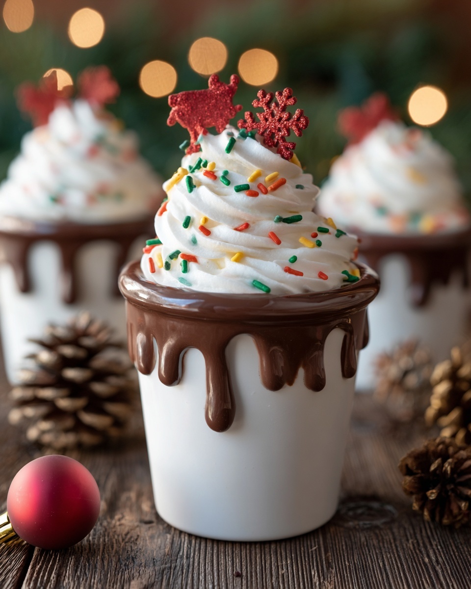Christmas Chocolate Hot Cups Recipe - Recipe Image