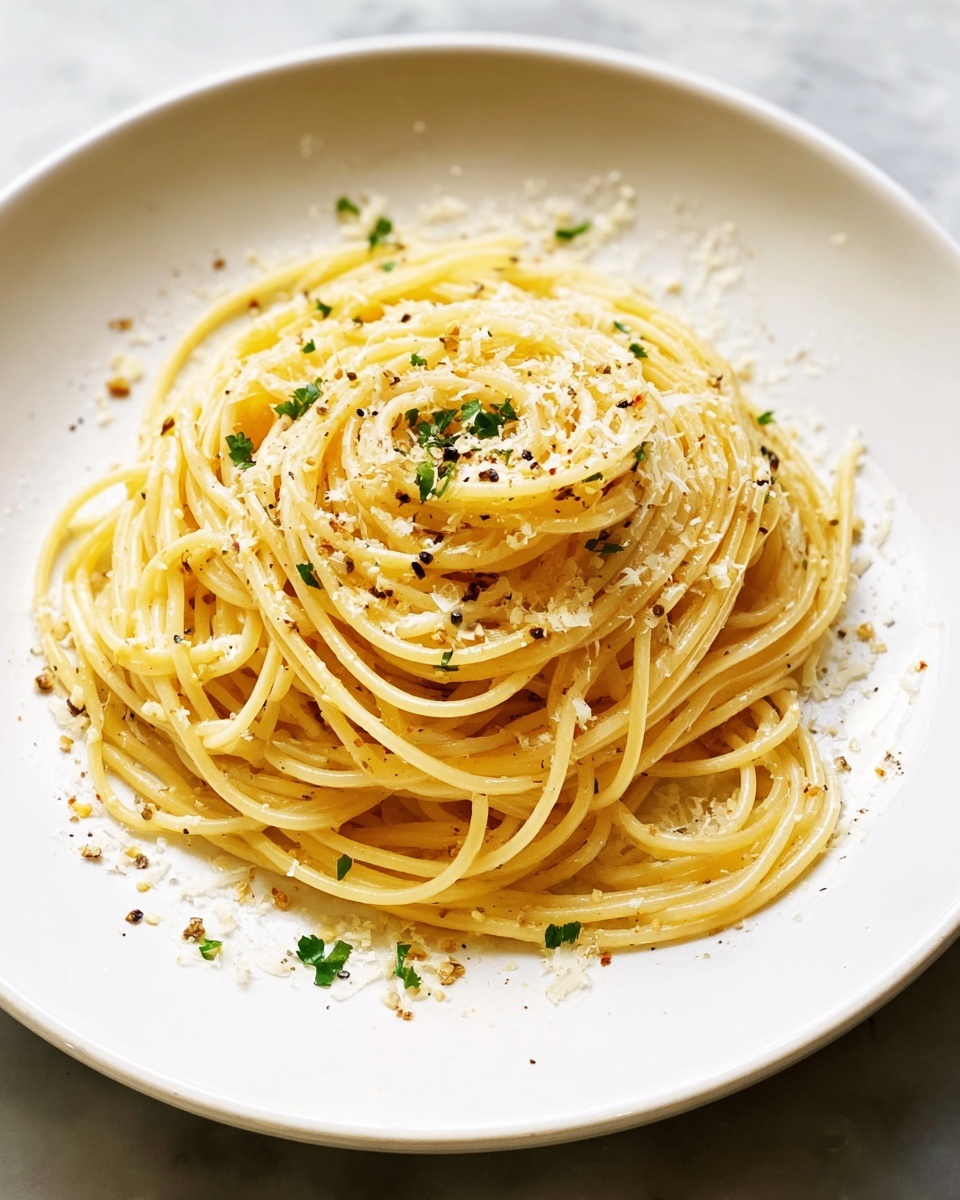Spaghetti with Garlic and Oil (Aglio E Olio) Recipe - Recipe Image