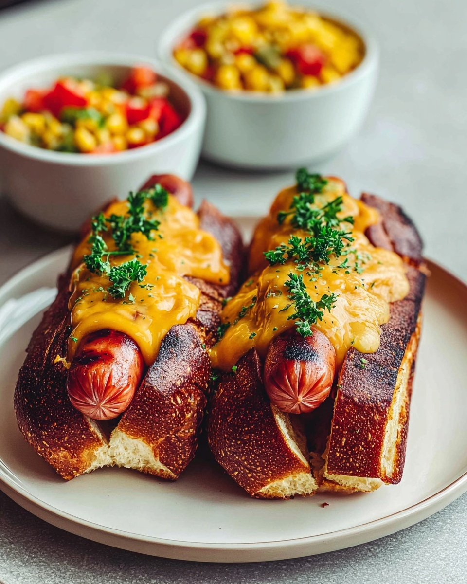 Air Fryer Grilled Cheese Hot Dogs: The Ultimate Comfort Food Recipe - Recipe Image