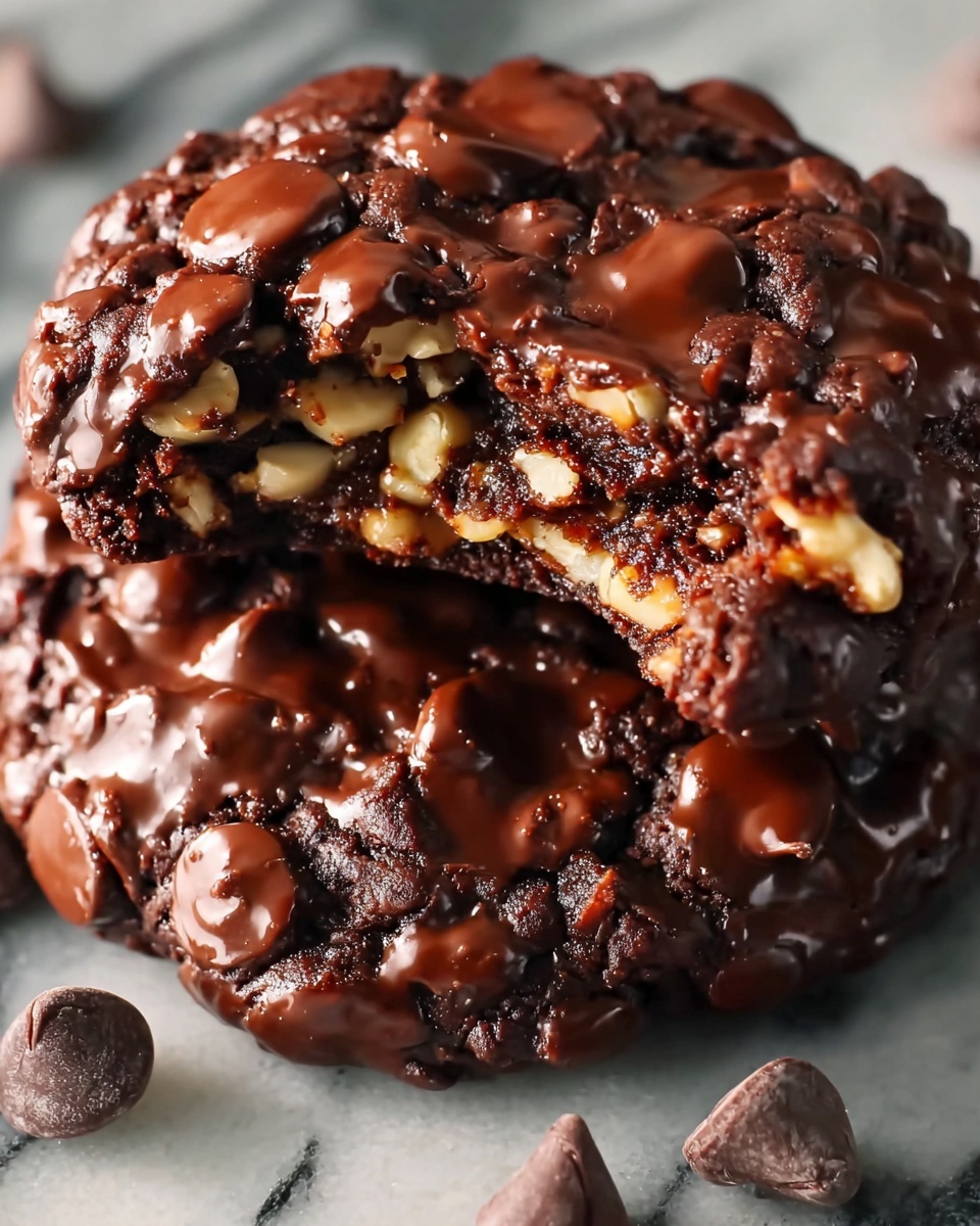 No-Bake Chocolate Peanut Butter Oatmeal Cookies Recipe - Recipe Image