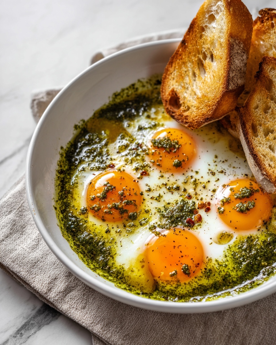 Pesto Eggs Recipe - Recipe Image