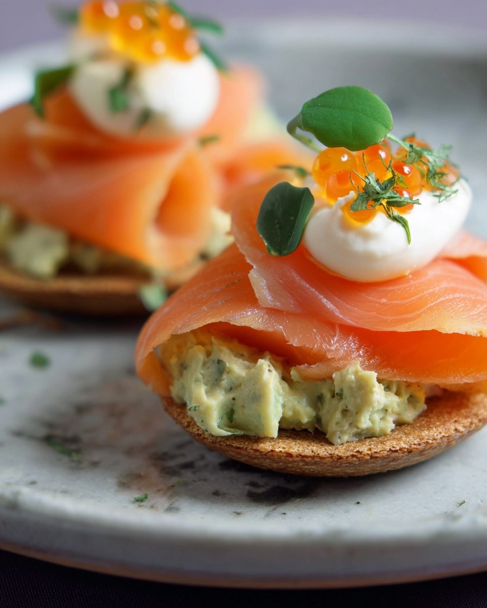 Smoked Salmon and Avocado Eggs Royale Recipe - Recipe Image