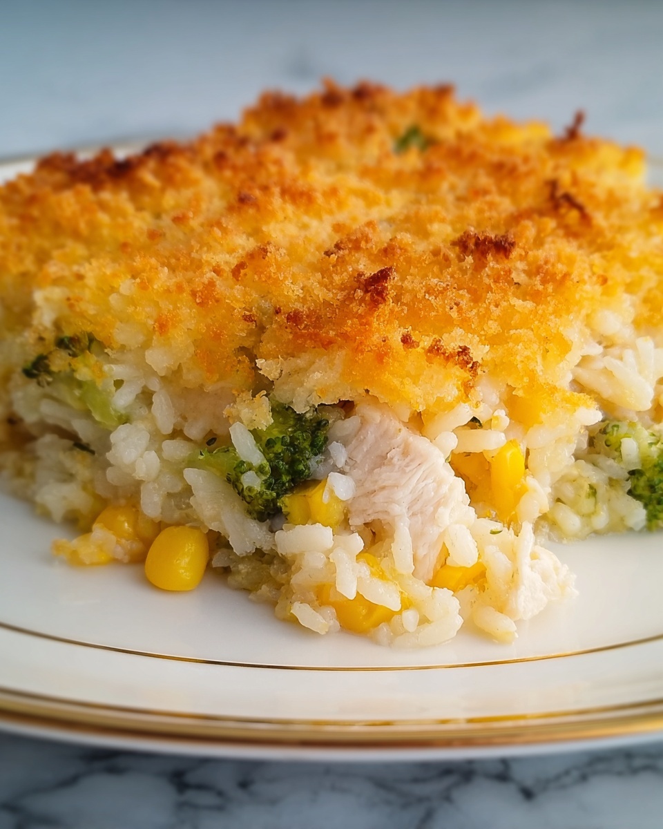 Rotisserie Chicken and Rice Casserole Recipe - Recipe Image