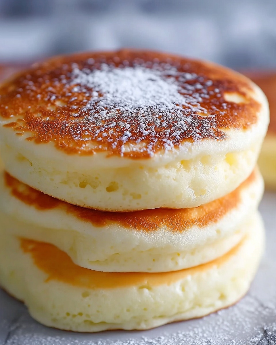 Fluffy Japanese Soufflé Pancakes Recipe - Recipe Image