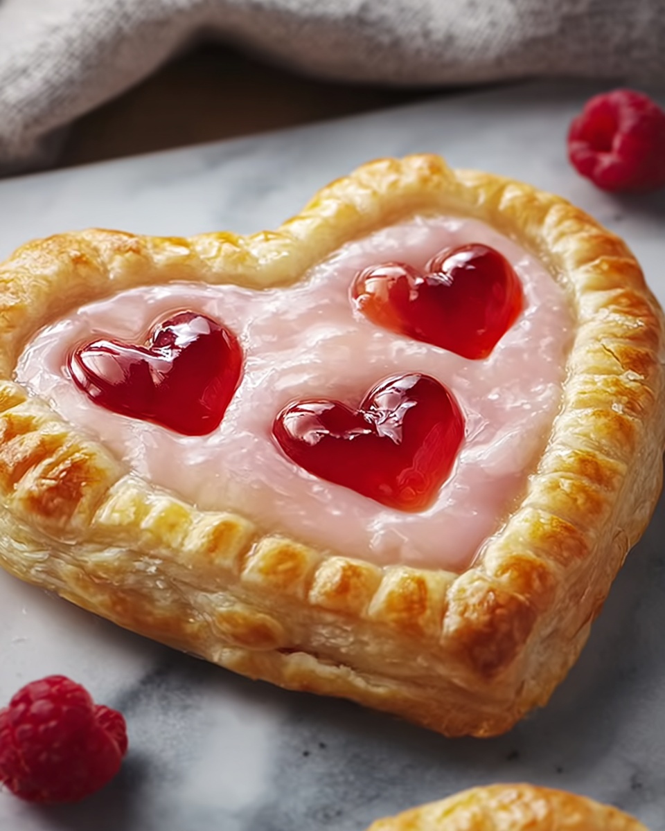 Strawberry Ruby Orange Heart-Shaped Hand Pies Recipe - Recipe Image