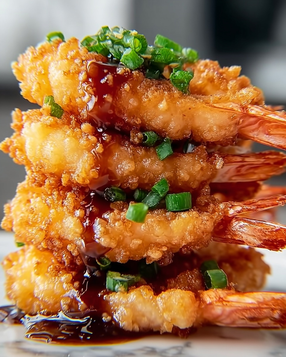 Shrimp Tempura Sushi Stack Recipe - Recipe Image