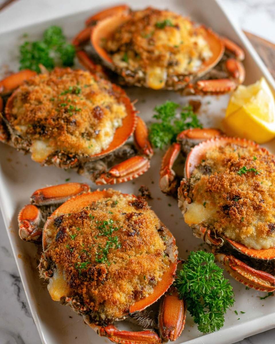 New Orleans Seafood Stuffed Crab Recipe - Recipe Image