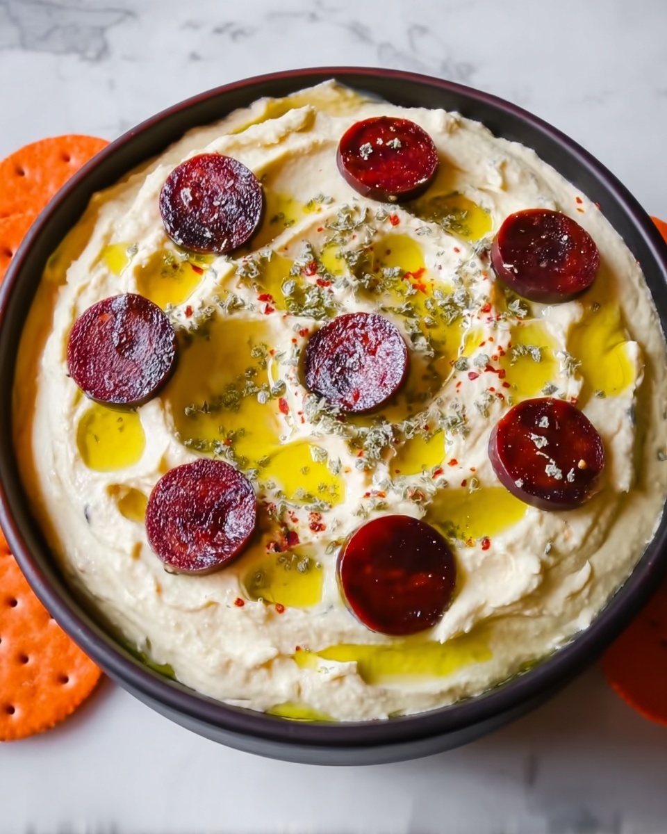 Halloween Chili Con Queso Dip Recipe - Recipe Image