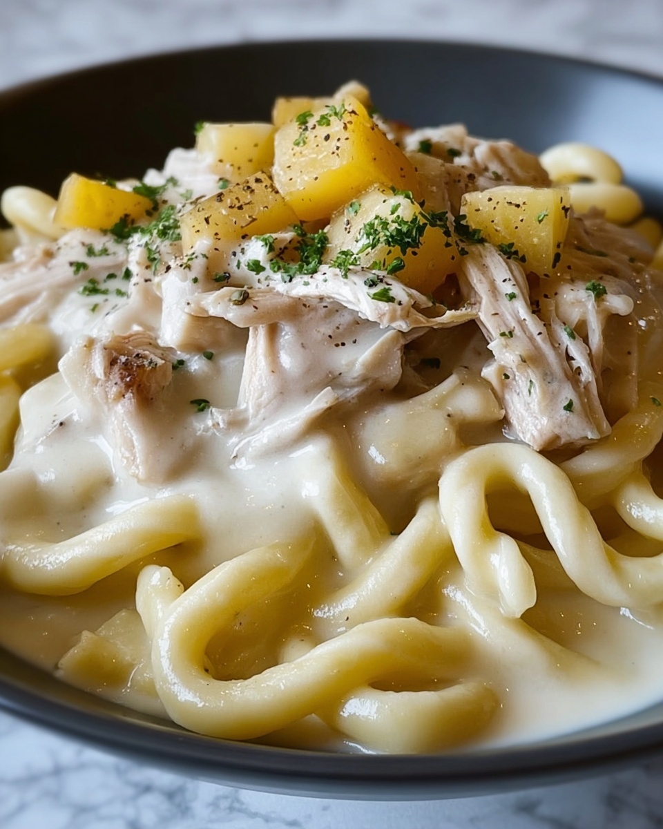 Comforting Chicken & Noodles Crock Pot Recipe - Recipe Image