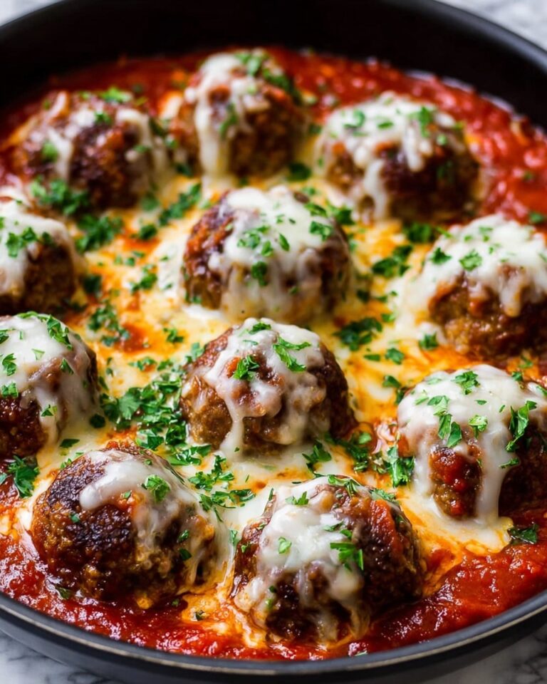 Meatballs Parmesan Casserole Recipe