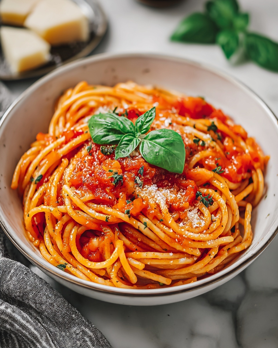 Pomodoro Sauce with San Marzano Tomatoes Recipe - Recipe Image