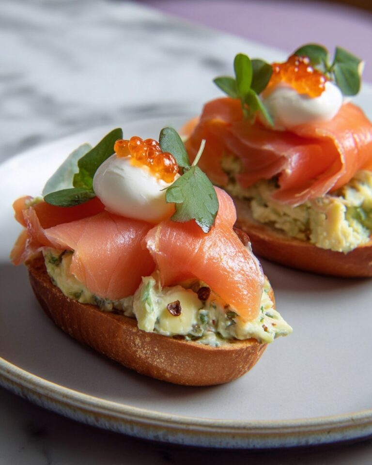 Smoked Salmon and Avocado Eggs Royale Recipe
