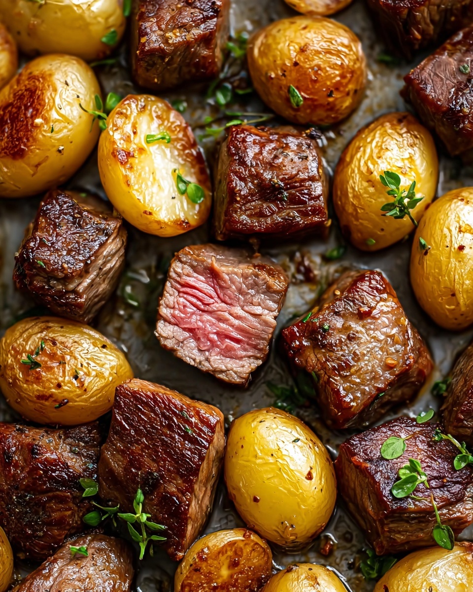 Steak Bites and Potatoes Recipe - Recipe Image
