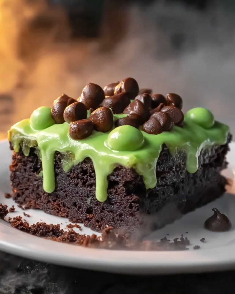 Bubbling Witch’s Cauldron Brownies Recipe