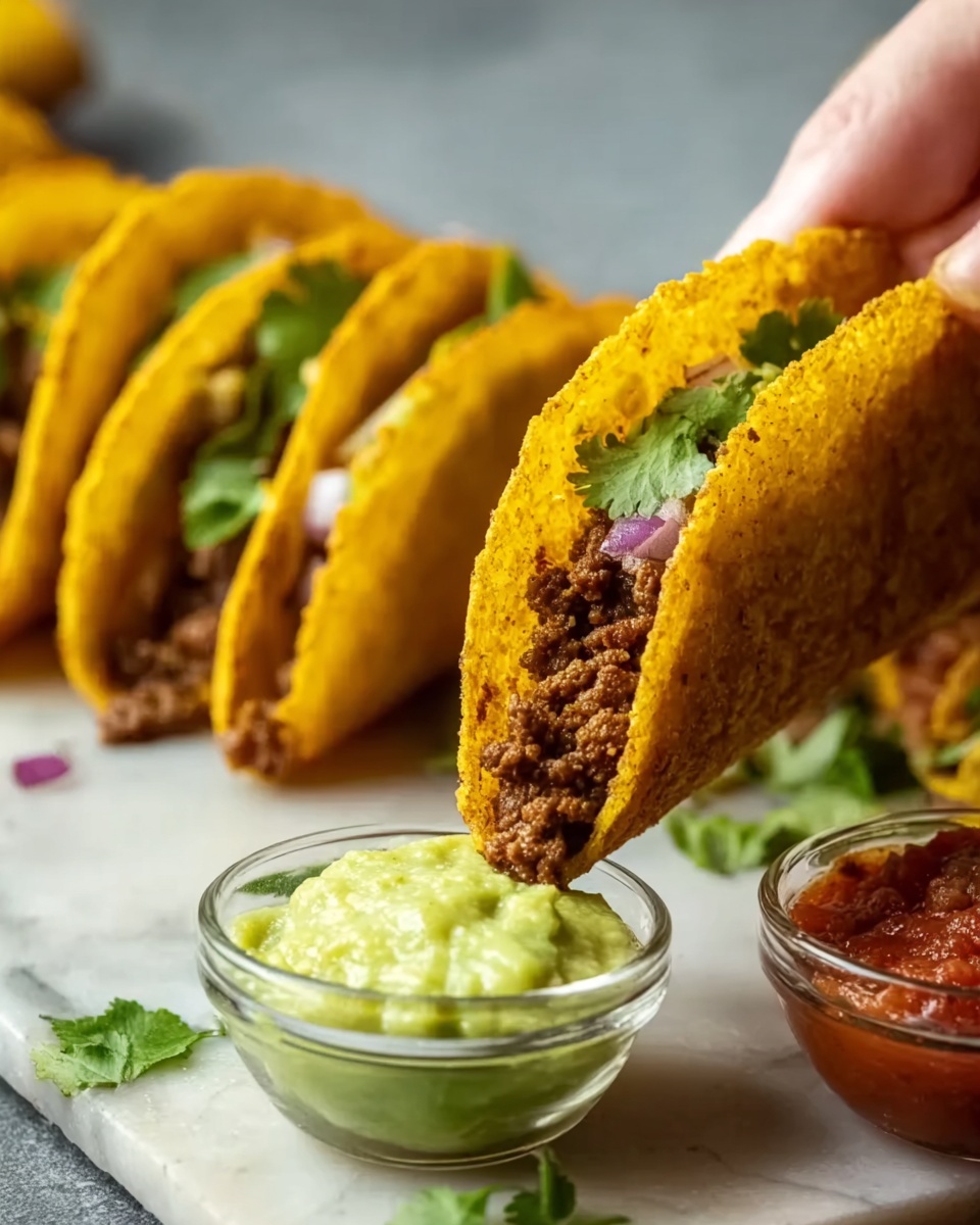 Crispy Ground Beef Tacos Recipe - Recipe Image