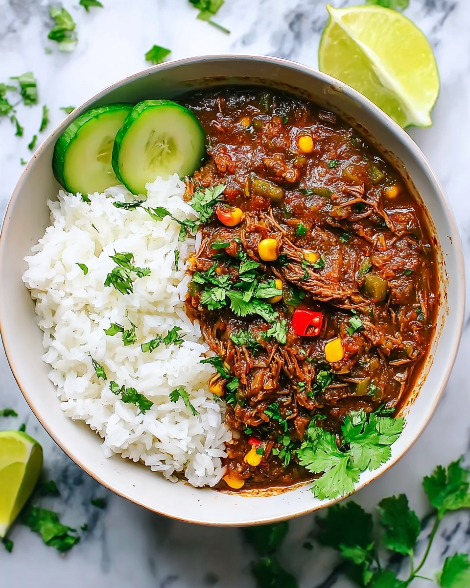 Coconut Curry Shredded Beef Recipe - Recipe Image