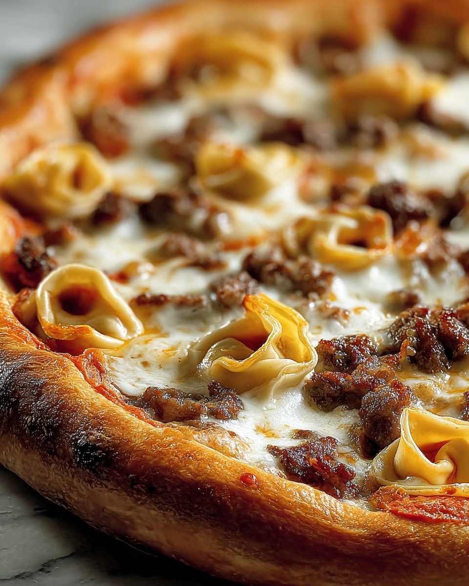 Meat Lovers Pizza Tortellini Recipe - Recipe Image