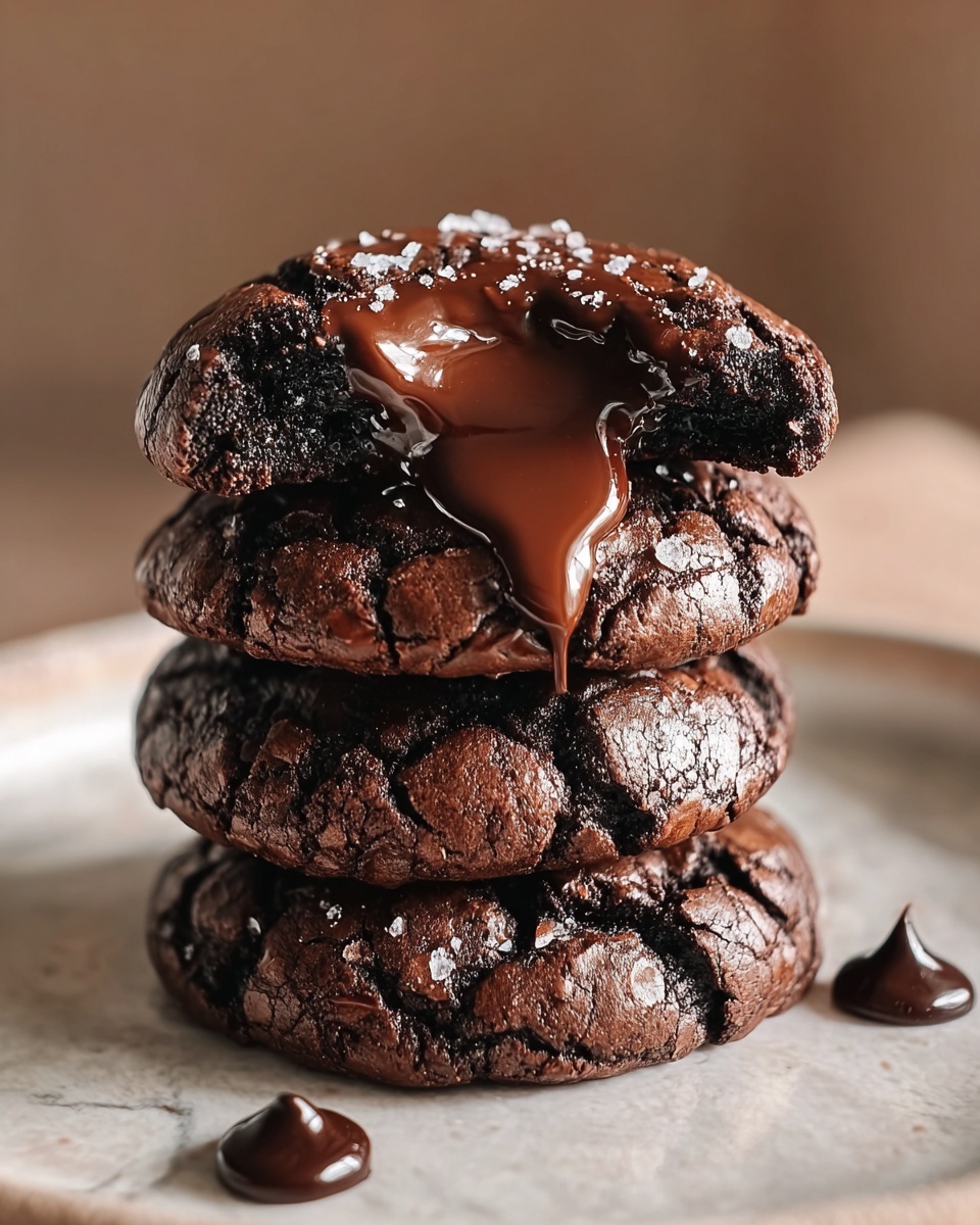 Fudgy Chocolate Brownie Cookies Recipe - Recipe Image