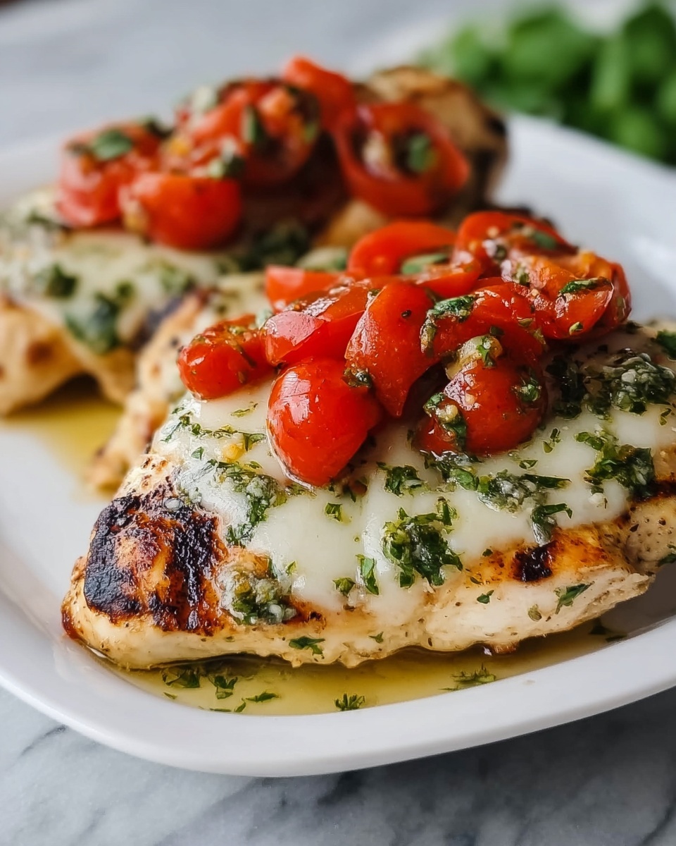 Grilled Chicken Margherita Recipe - Recipe Image