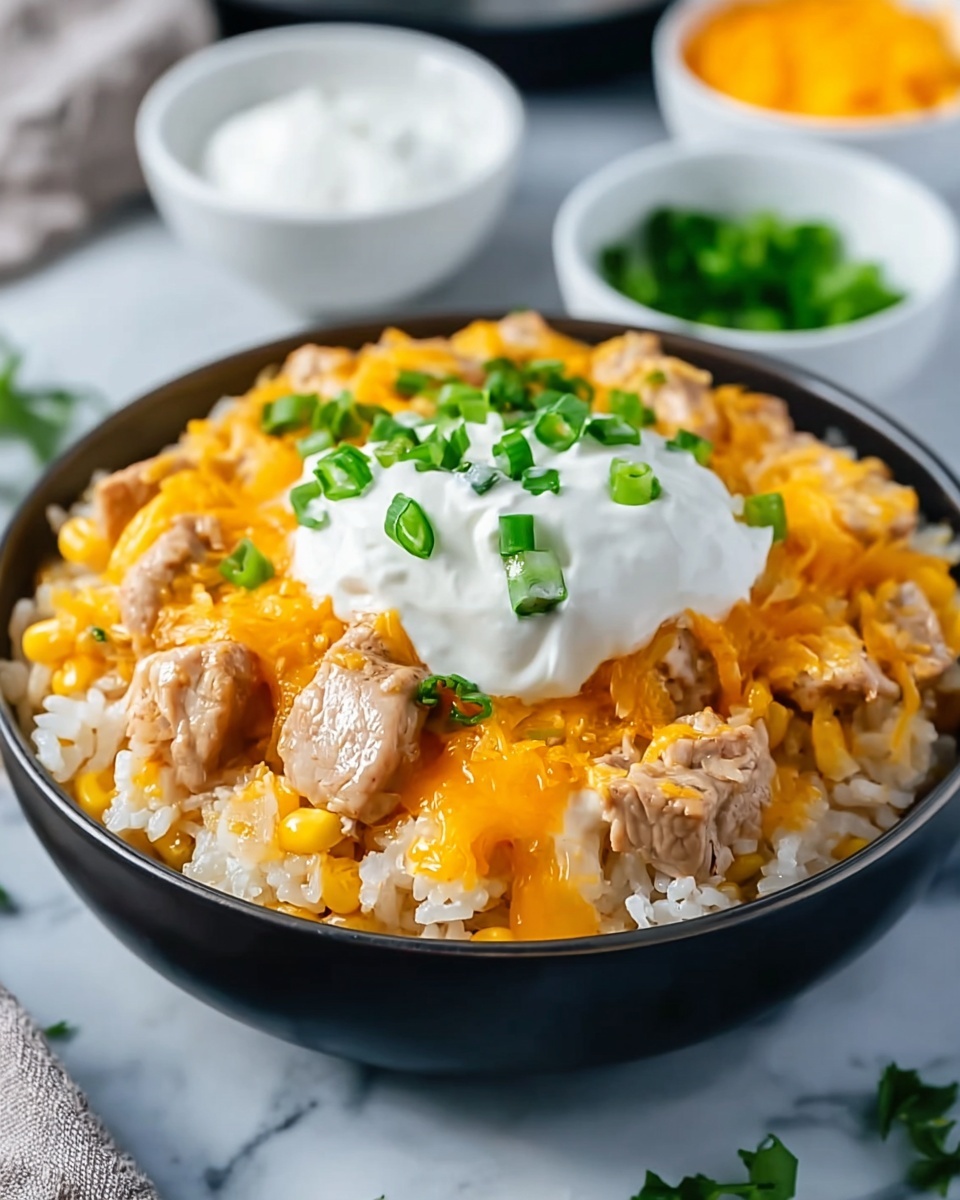 Slow Cooker Fiesta Chicken and Rice Recipe - Recipe Image