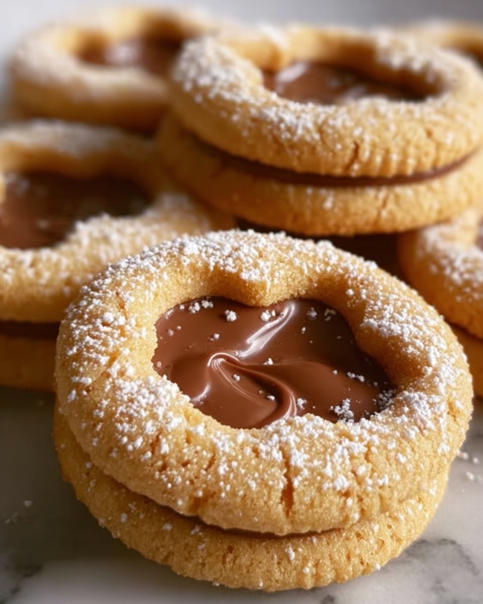 Milk Chocolate Stuffed Jack-O’-Lantern Cookies Recipe - Recipe Image