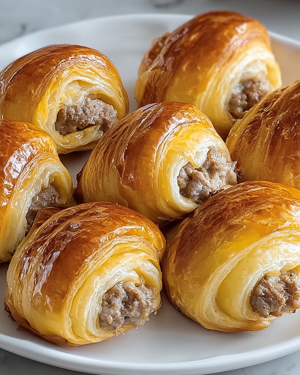 Breakfast Sausage Crescent Rolls Recipe - Recipe Image