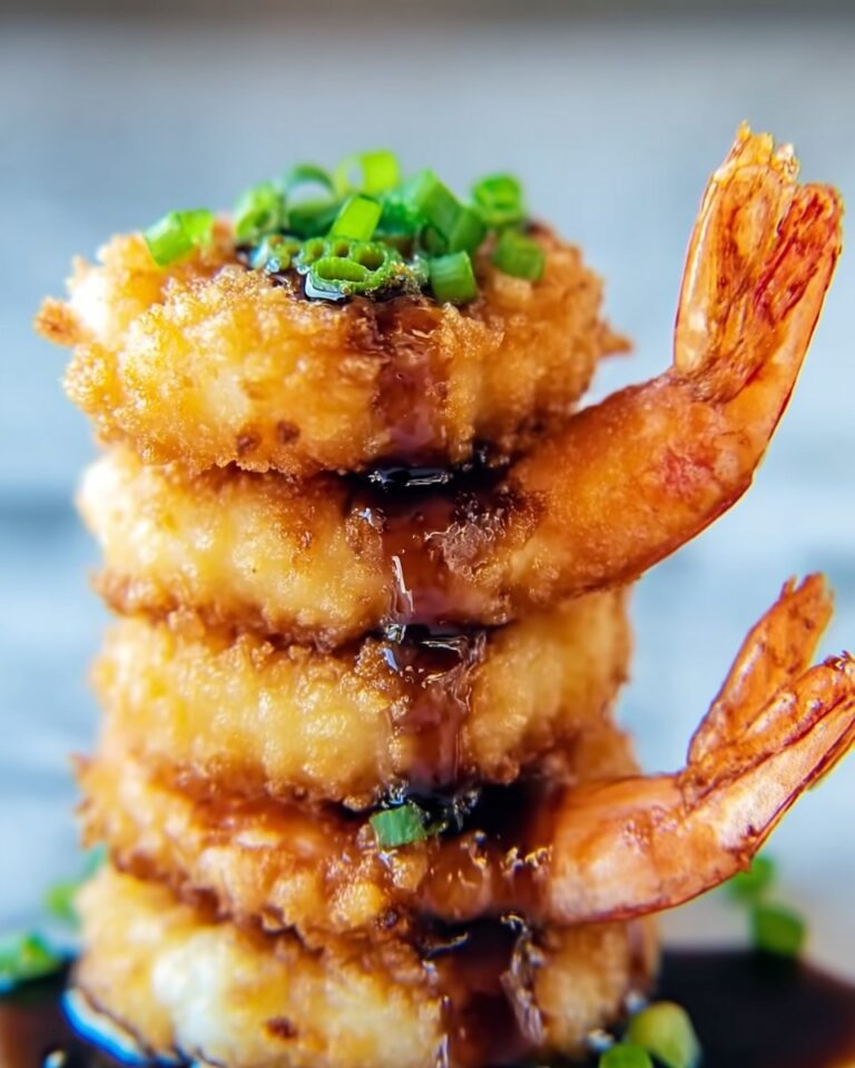 Shrimp Tempura Sushi Stack Recipe