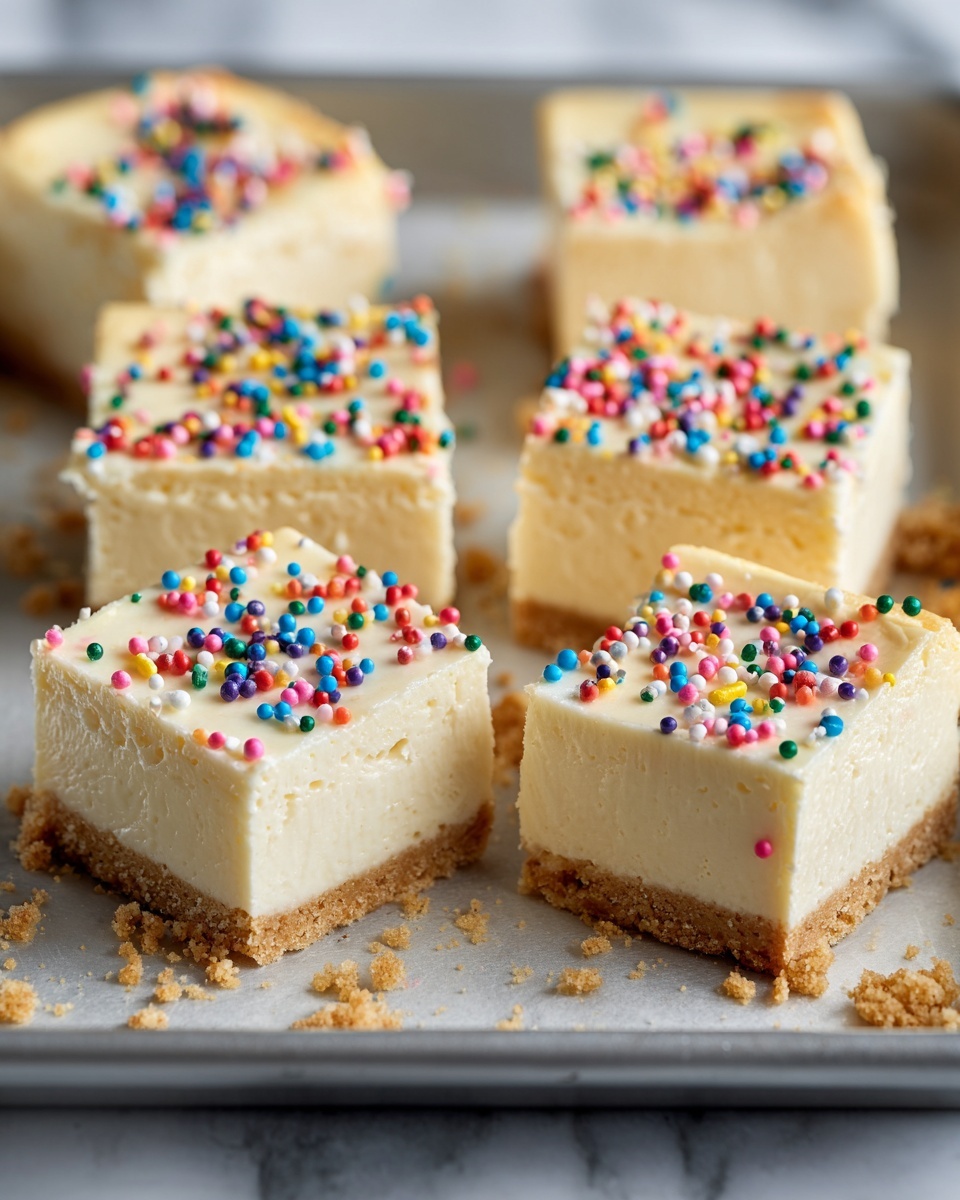Sugar Cookie Cheesecake Bars Recipe - Recipe Image