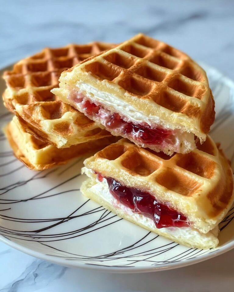 Easy Frozen Waffle Sweet Breakfast Sandwich Recipe
