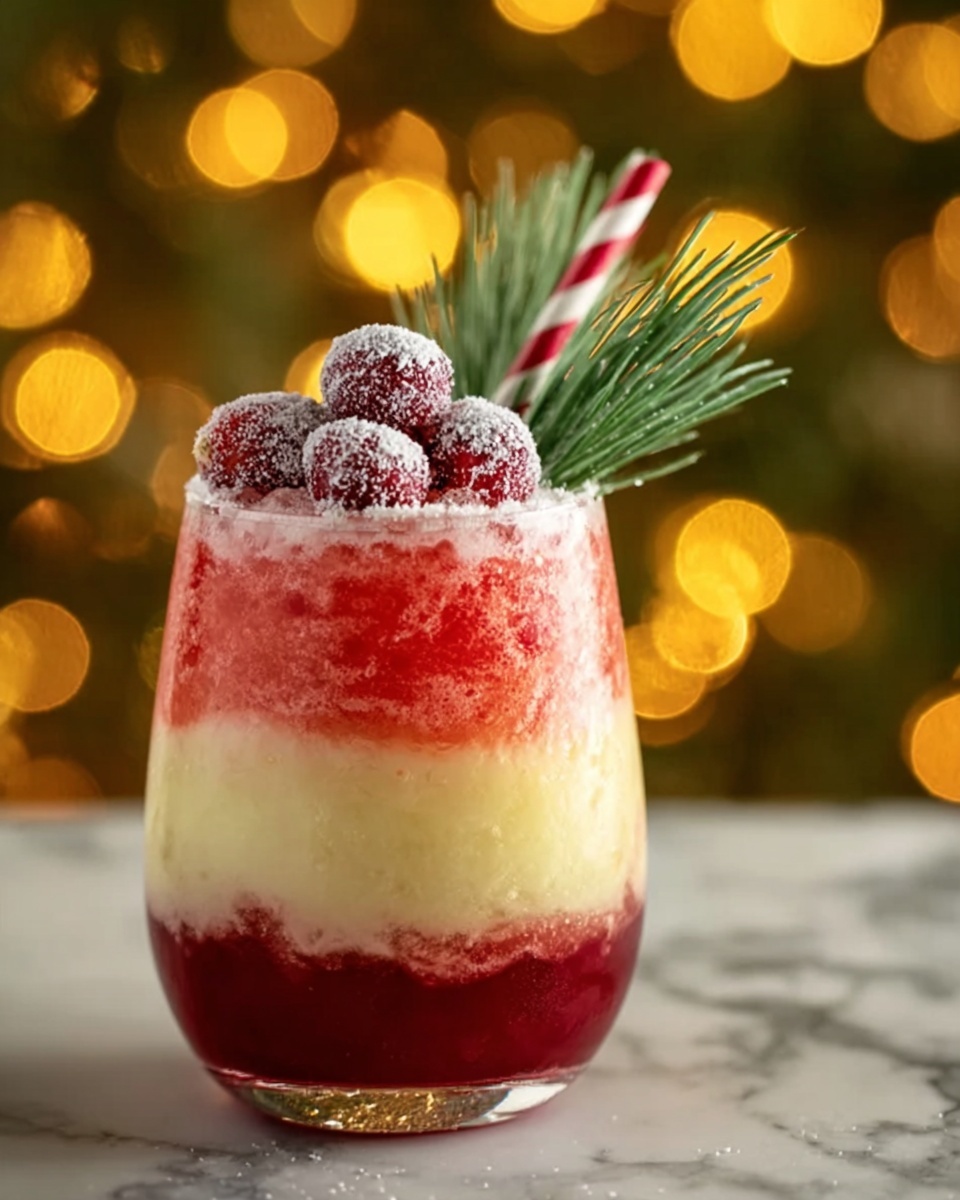 Kissing Santa Claus Mocktail Recipe - Recipe Image