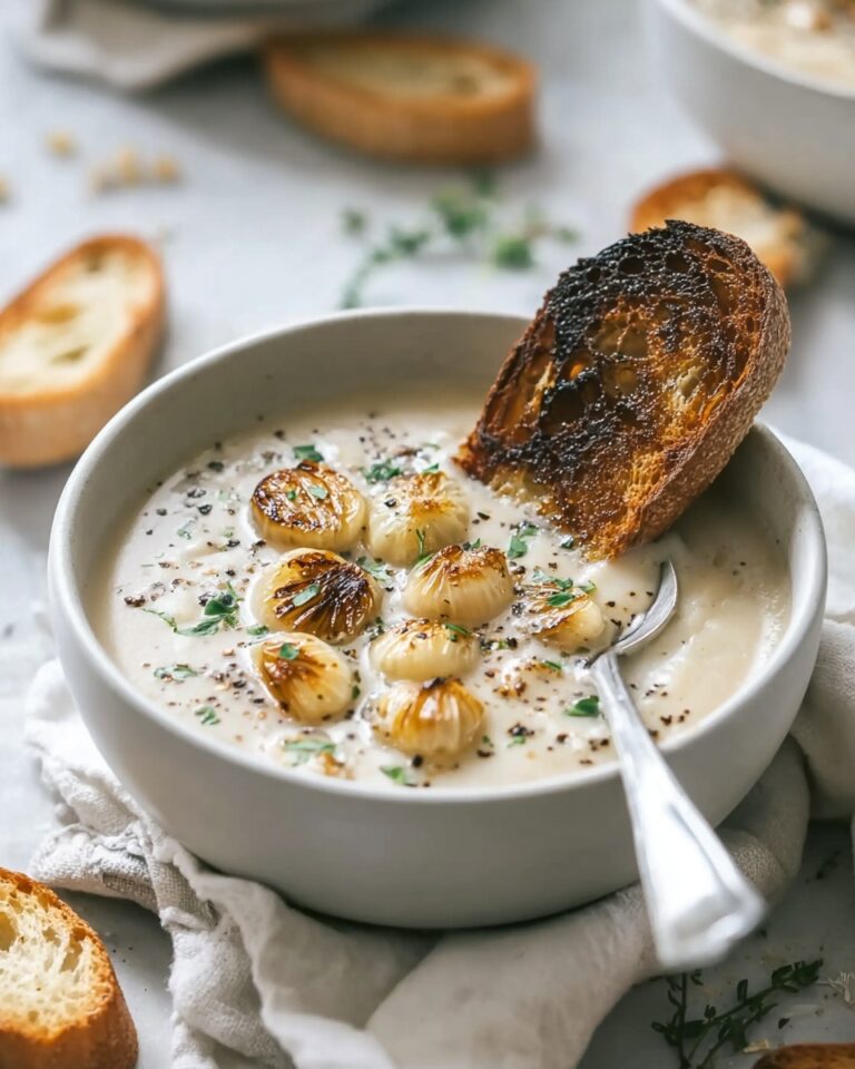 Country French Garlic Soup Recipe