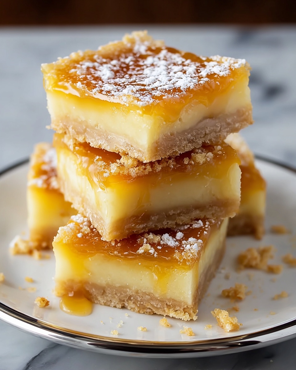 Salted Caramel Gooey Butter Bars Recipe - Recipe Image