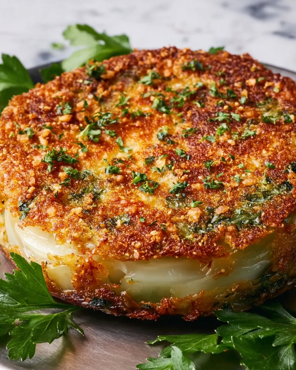 Oven-Baked Cabbage Burgers Recipe - Recipe Image