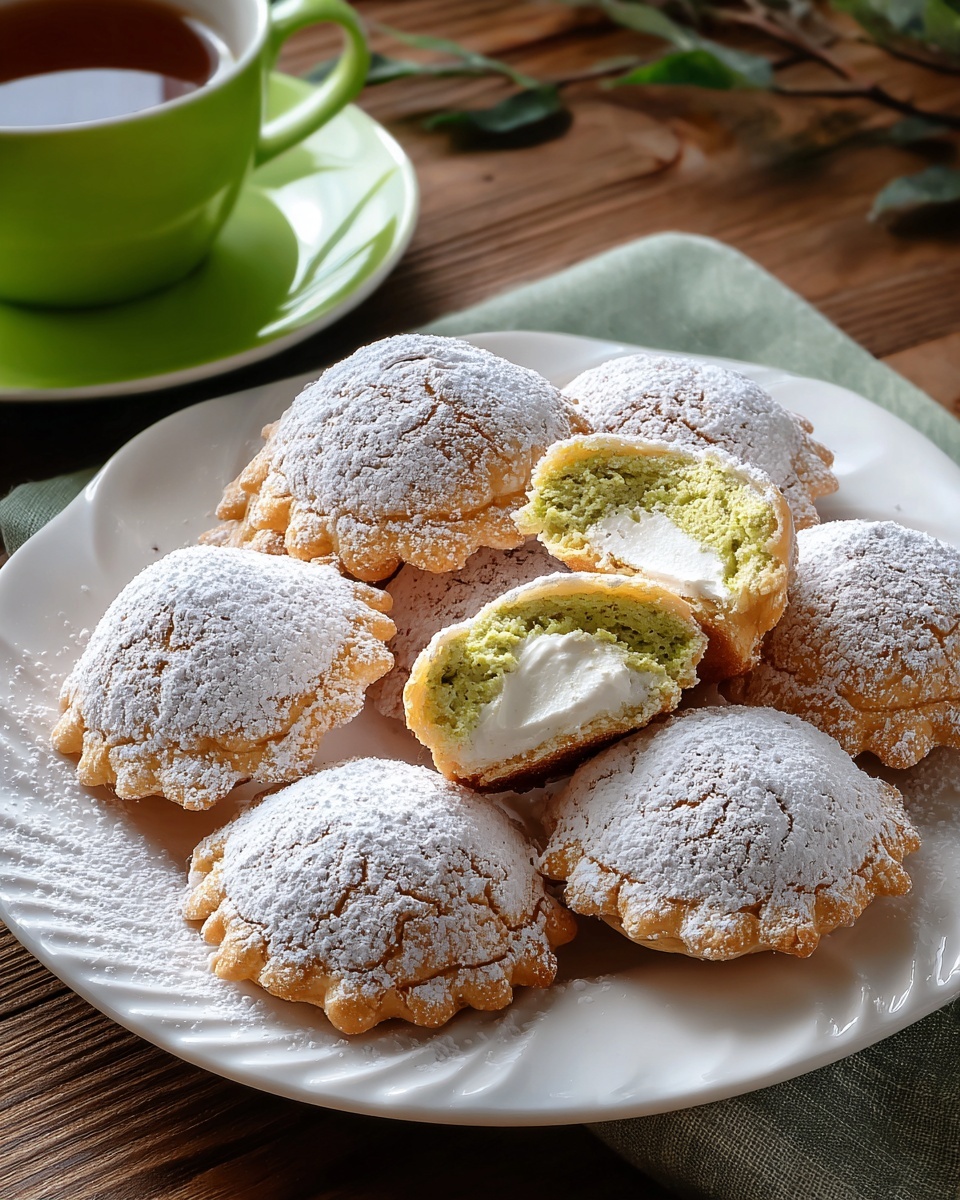 Pandan Coconut Madeleines Recipe - Recipe Image
