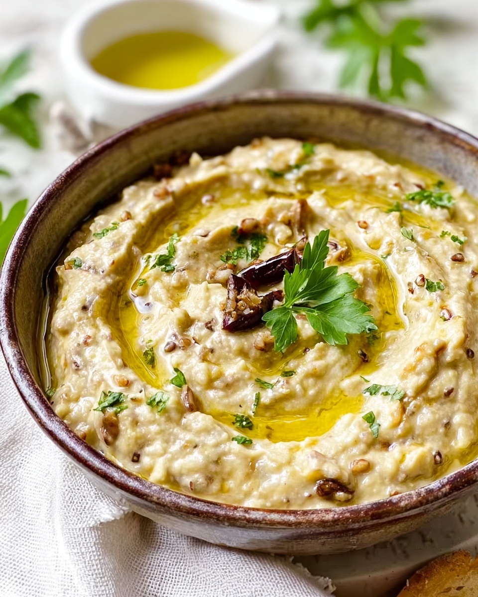 Melitzanosalata (Greek Eggplant Dip) Recipe - Recipe Image