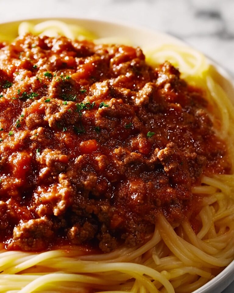 Made Spaghetti Meat Sauce Recipe