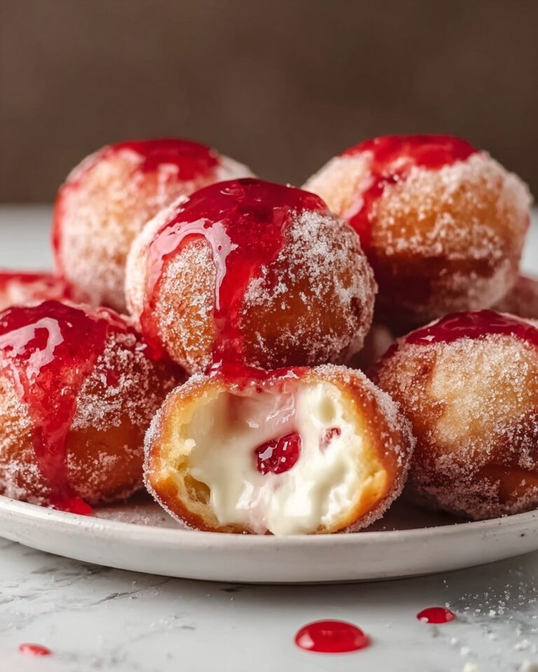 Strawberry Cheesecake Donut Holes Recipe