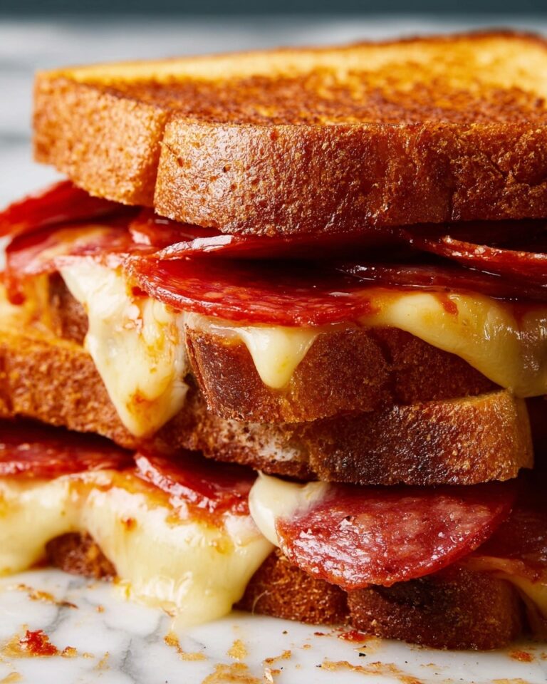Pepperoni Pizza Grilled Cheese Recipe