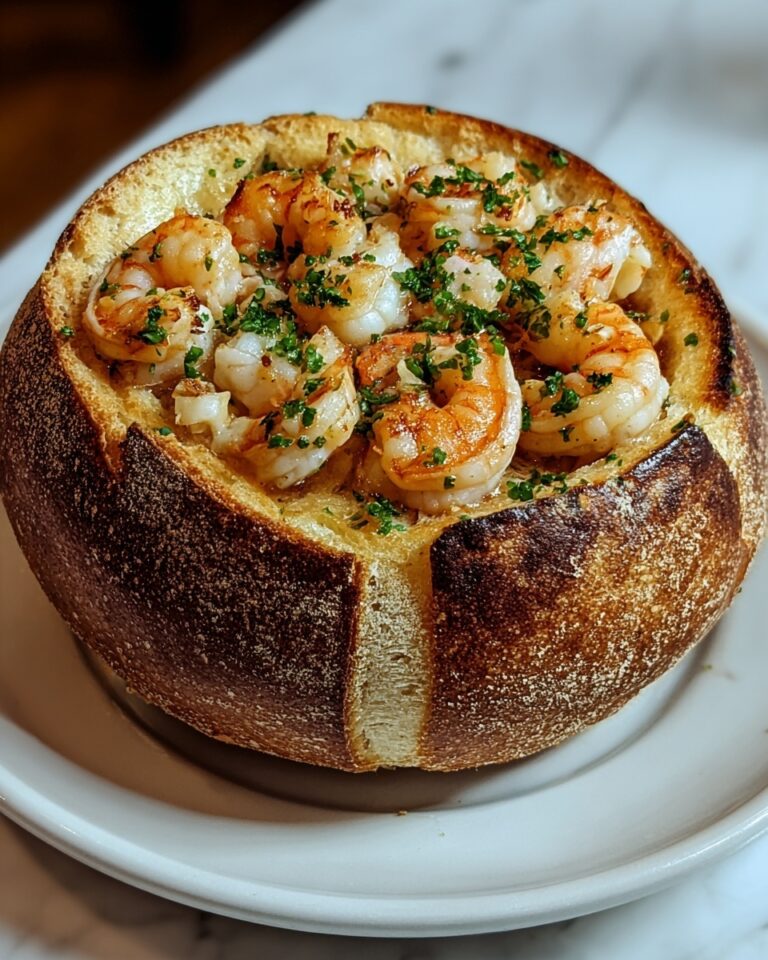 Stuffed Seafood Bread Bowl Recipe