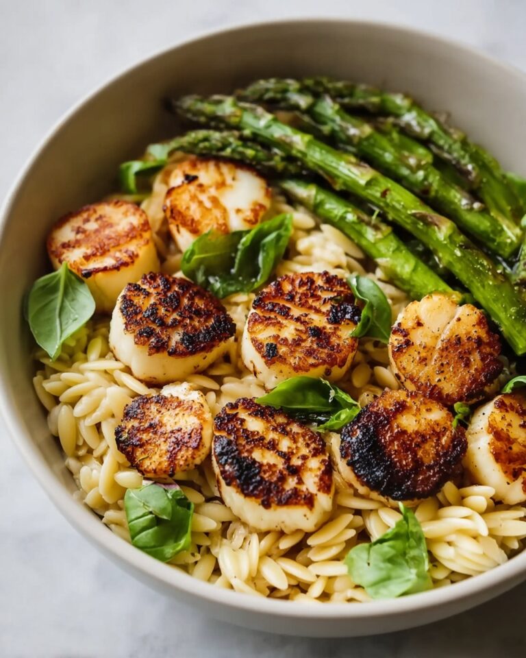 Lemon Orzo with Asparagus and Halloumi Recipe